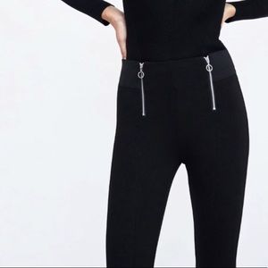 ISO Zara ziper leggings large